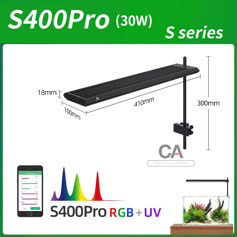 Aquarium Planted Tank Substrate - WEEK AQUA S Series RGB+UV Full