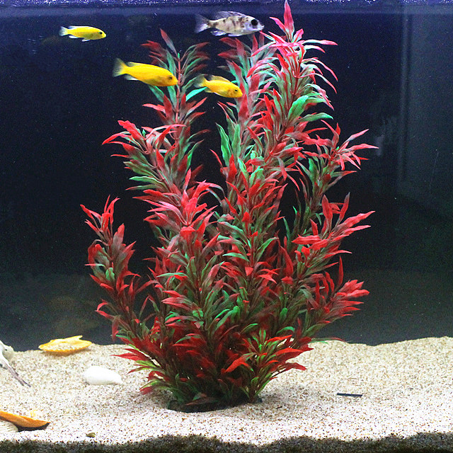 Planted Aquarium With Fish - 50CM Artificial Fish Tank Rare Plants