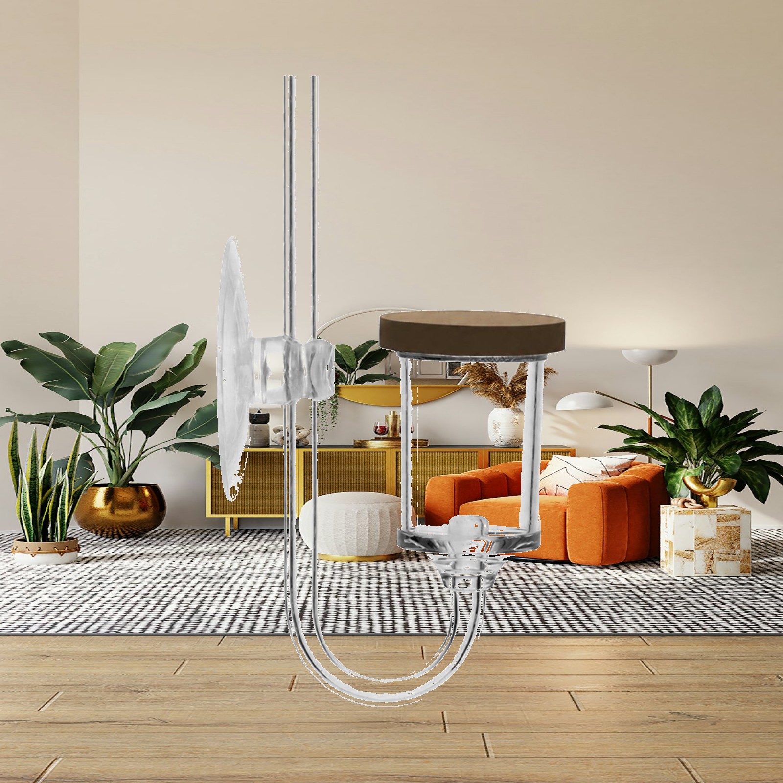 Aquarium Planted Set Up - Co2 Disperser for Aquarium Tank Acrylic