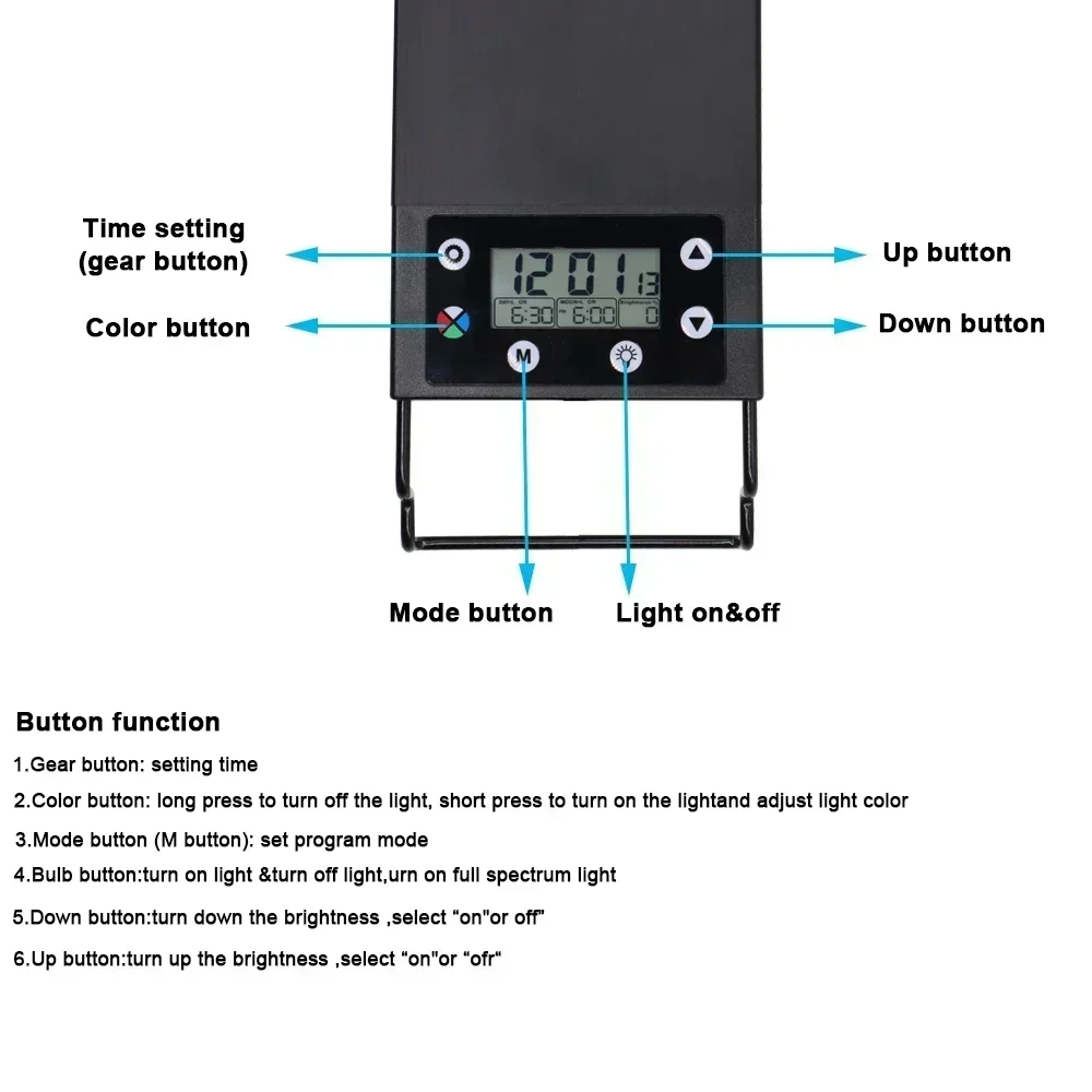 IP68 Waterproof Aquarium LED L - Aquarium Plant Display 评论和价格