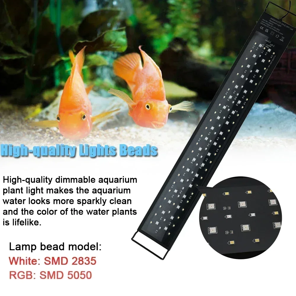 IP68 Waterproof Aquarium LED L - Aquarium Plant Display 评论和价格