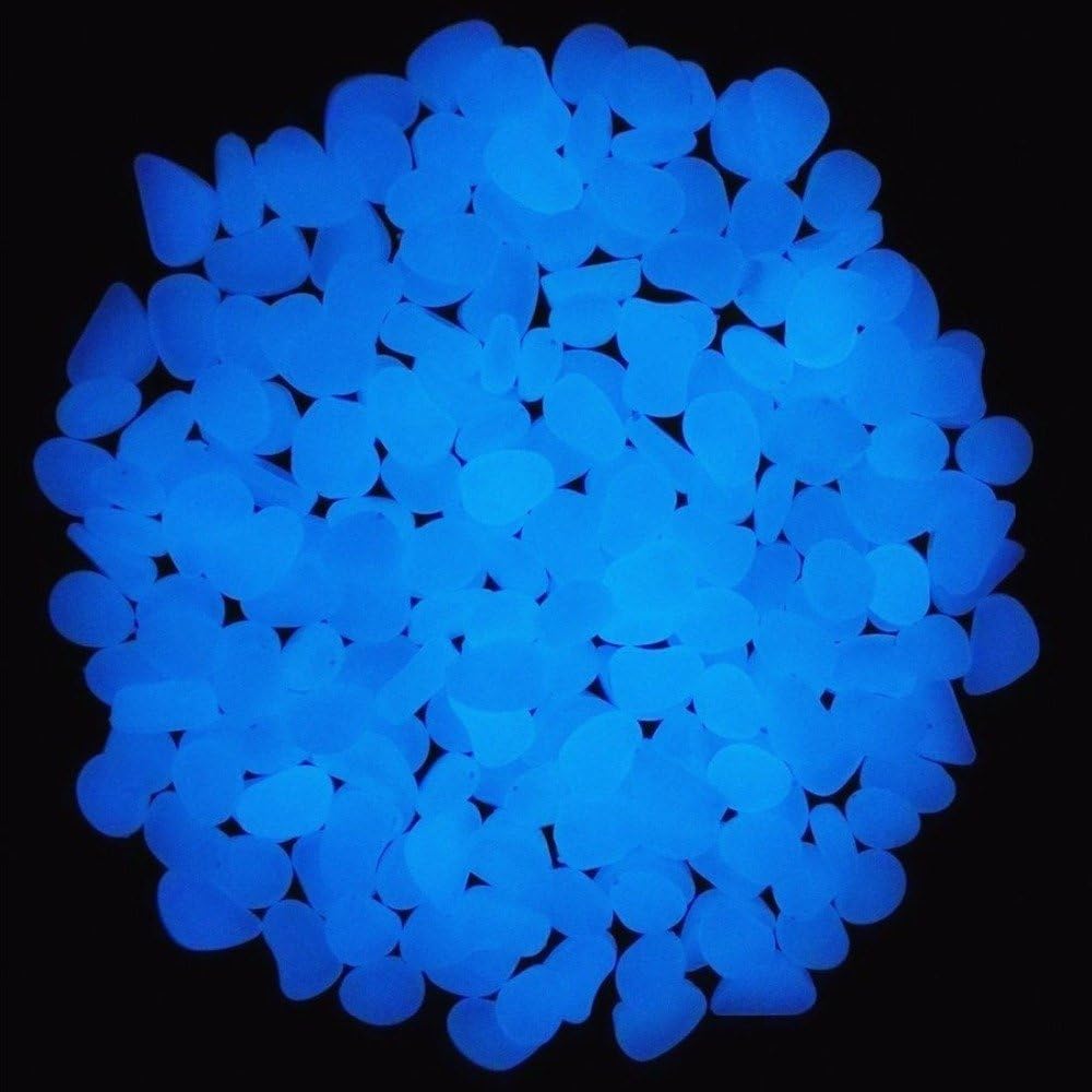 Fish Tank Rocks Glow Blue Pebb - Planted Aquarium With Fish 评论和价格