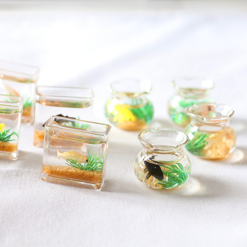 1Pc 1:12 Mini DollHouse Simula - Planted Aquarium Photos 评论和价格