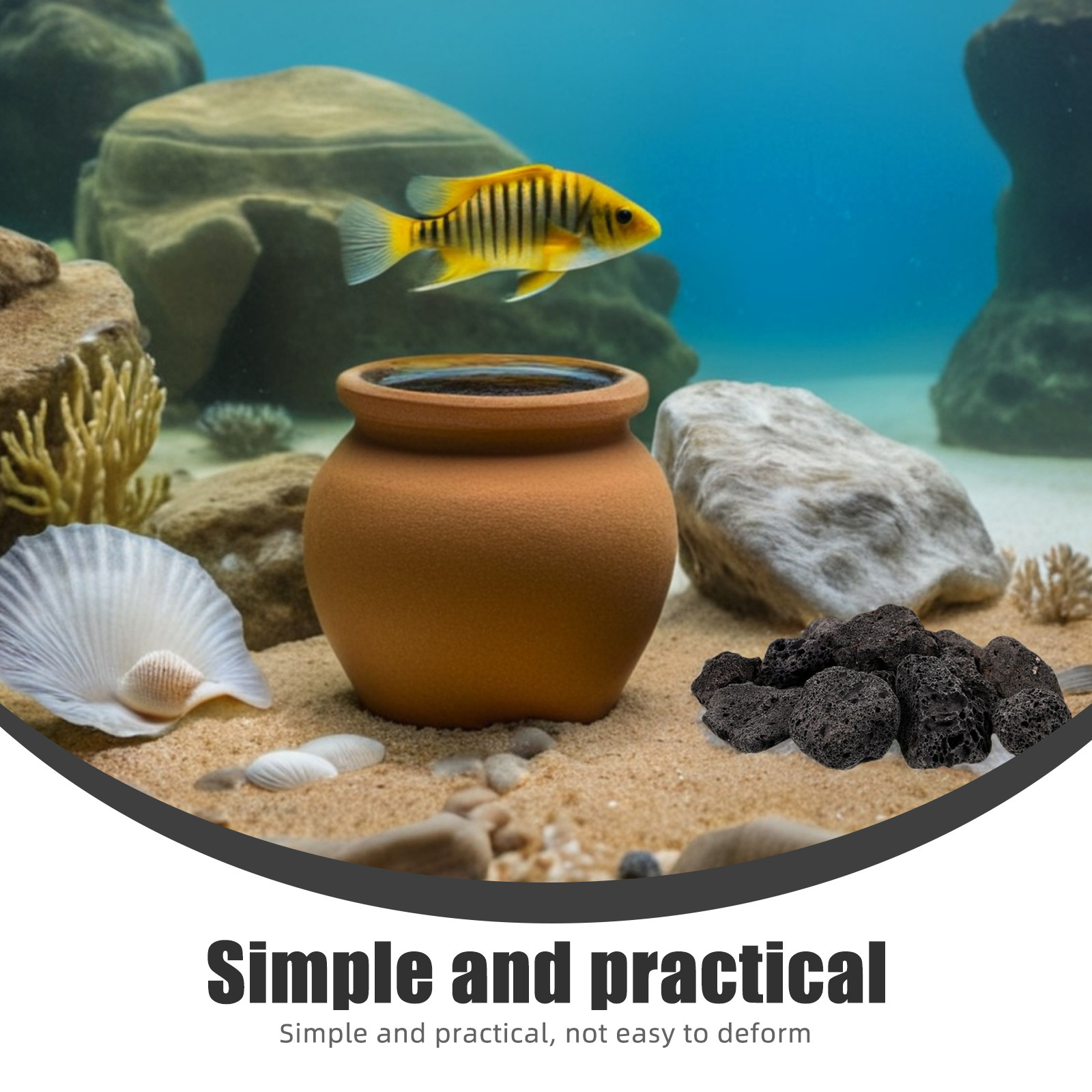1Pack Natural Volcanic Stones  - Planted Aquarium With Fish 评论和价格