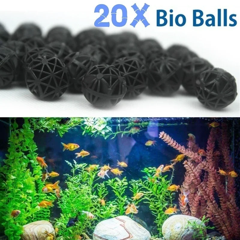 20Pcs 16mm Aquarium Filter Bio - Planted Aquarium With Fish 评论和价格
