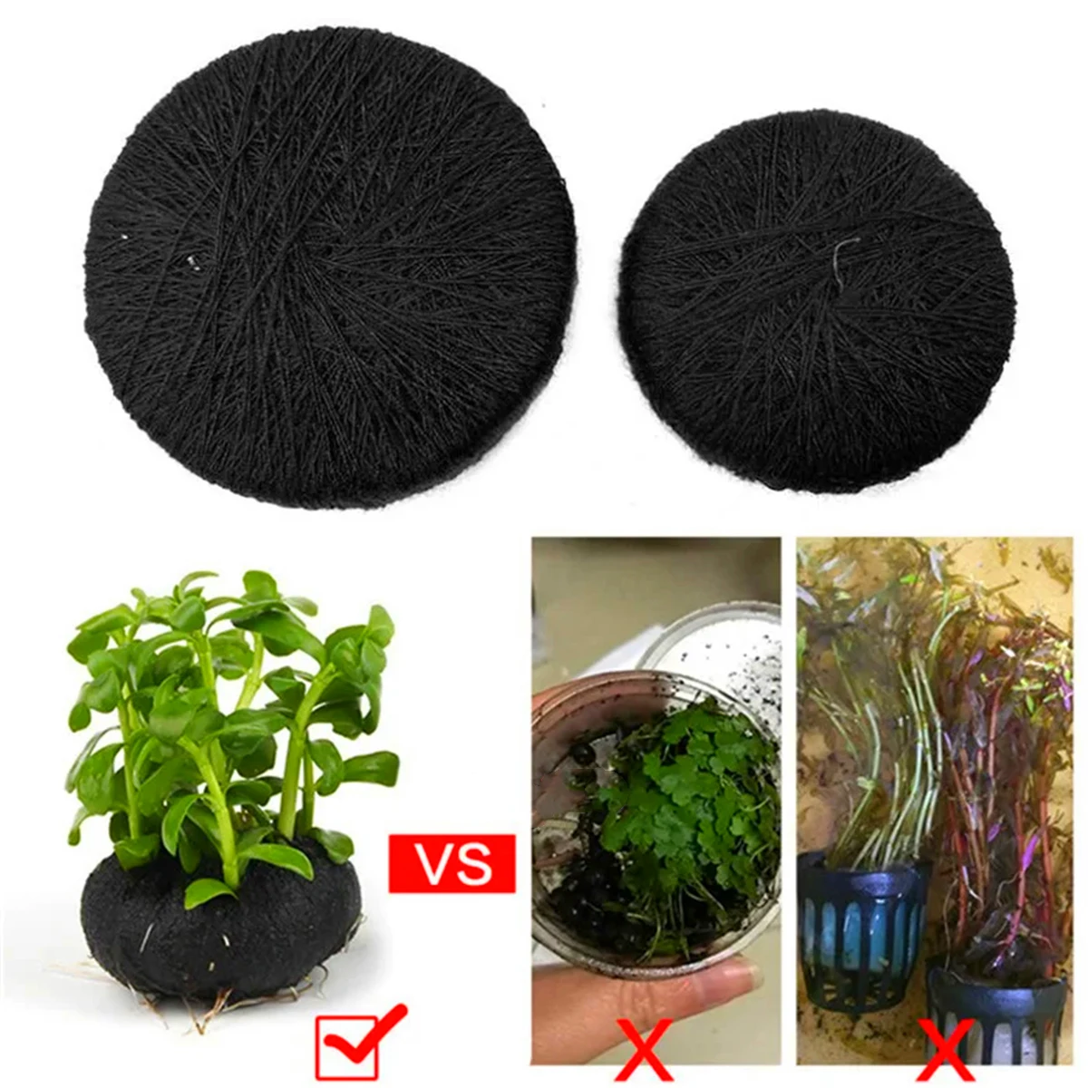 5Pcs Black Fish Tank Water Gra - Aquarium Planted Tank Substrate 评论和价格